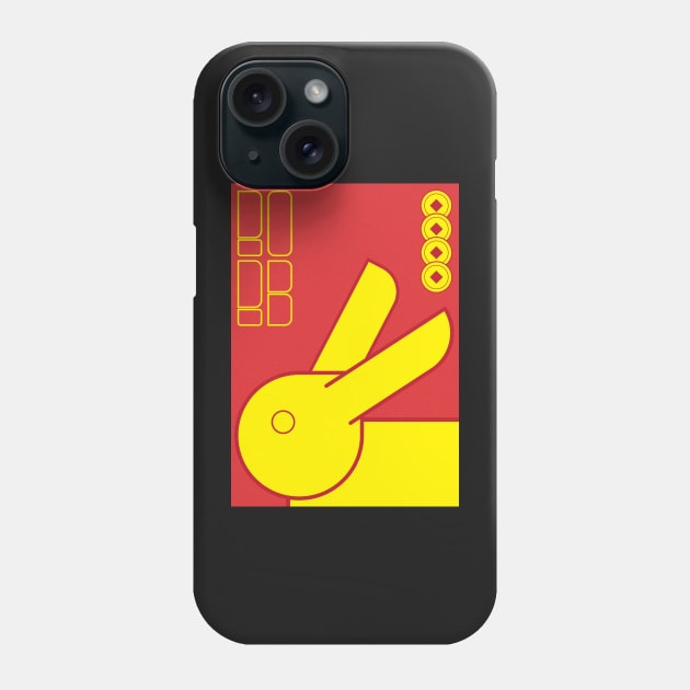 Year of the Rabbit Phone Case by TheRatbagCo