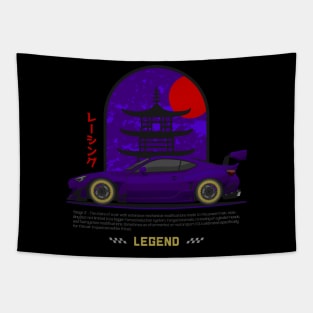 Midnight Racer Purple GT 86 JDM Tapestry