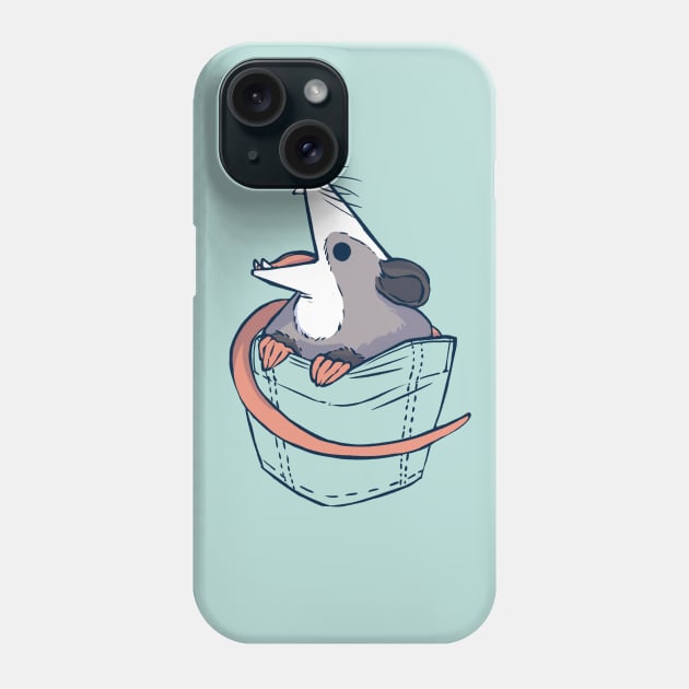 Screaming Possum Pocket Phone Case by iisjah