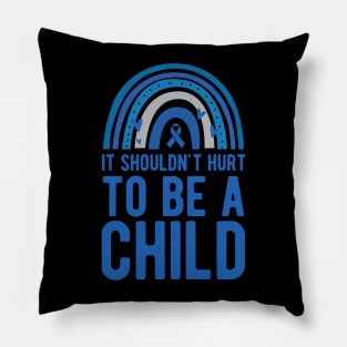 Child Abuse Awareness Pillow