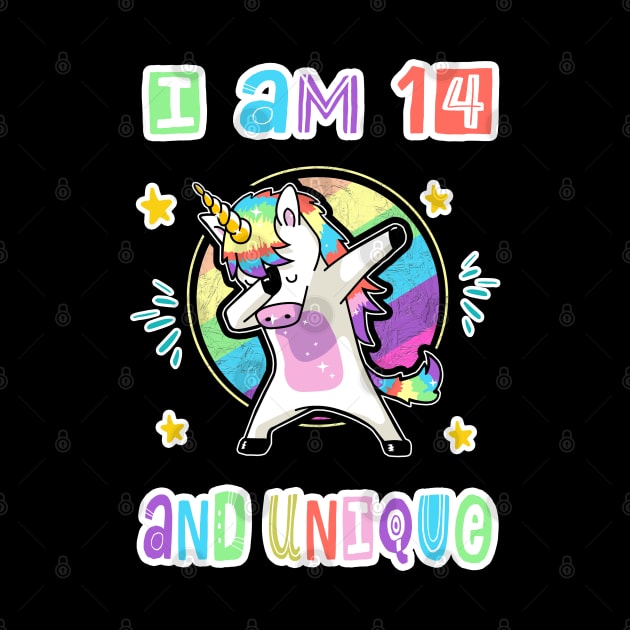 I'm 14 Years And Unique Unicorn , 14 Years , Happy Birthday To You , Birthday. by ZACSHOPP