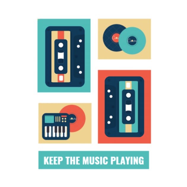 Keep the Music Playing tee by teetrendstyles