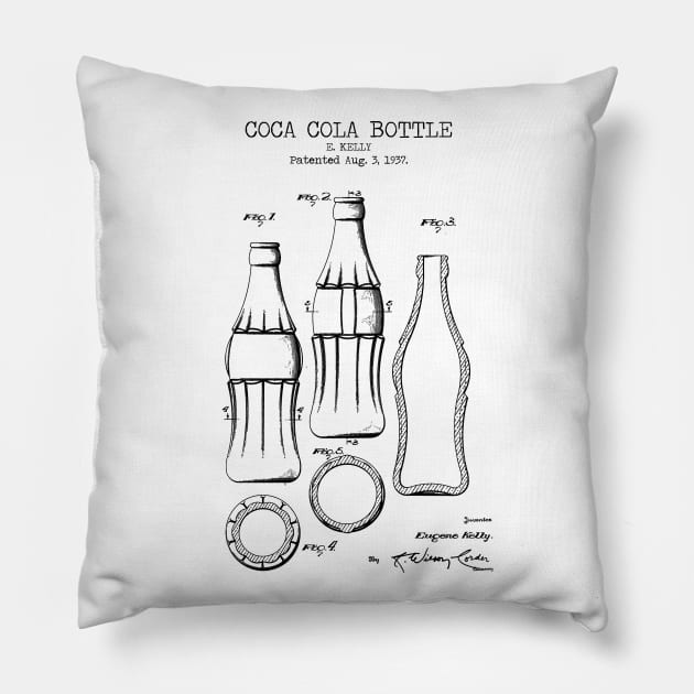 COCA COLA BOTTLE Pillow by Dennson Creative