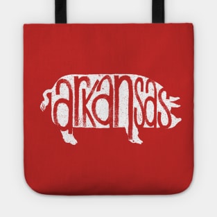 Arkansas Hog Silhouette Tote