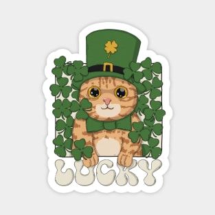 Lucky Tabby Neko Magnet