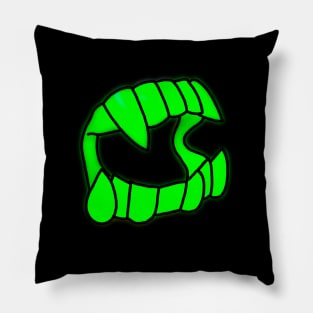 Plastic Fangs Pillow