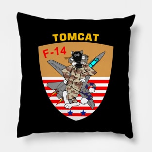 F-14 Tomcat - Operation Desert Shield - Clean Style Pillow