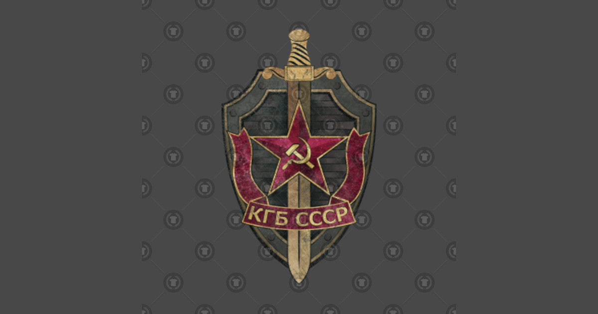 KGB Vintage Emblem - Kgb - T-Shirt | TeePublic