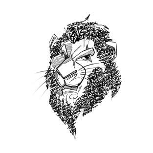 Graffiti Scar Lion T-Shirt