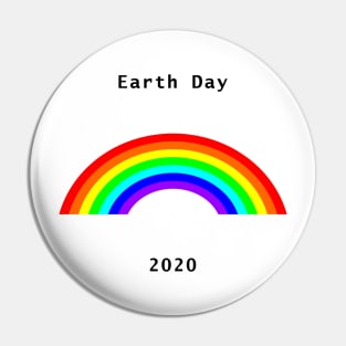 Rainbows for Earth Day Pin
