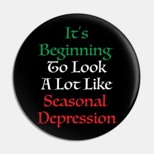 Season Depression Pin