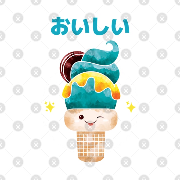 おいしい (Oishii) Ice Cream by Malficious Designs