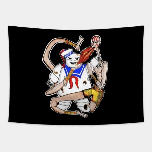 Stay Puft v.s Dhalsim Tapestry