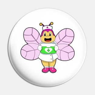 Bee as Nurse with First ait kit Pin