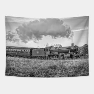 Witherslack Hall - Black and White Tapestry