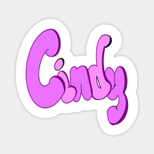 Top 10 best personalised gifts 2024 purple personalized  custom first name Cindy Magnet