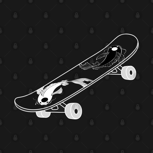 Koi Fish Skateboard by themadesigns