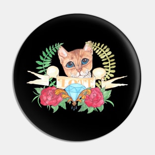 Abyssinian  Cat Pin