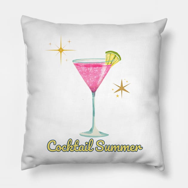 Cocktail summer Pillow by chilekwakapapa86@gmail.com