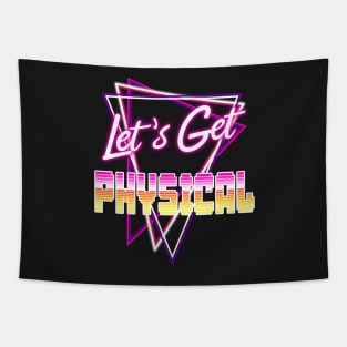 Let's Get Physical Love the 80's Totally Rad 80s Costume Tapestry