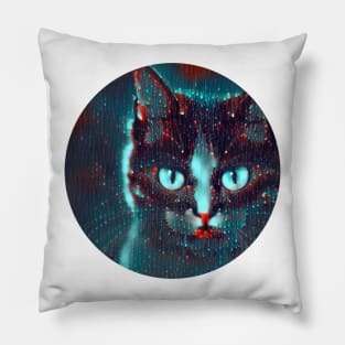 Bright-Eyed mycat, revolution for cats Pillow