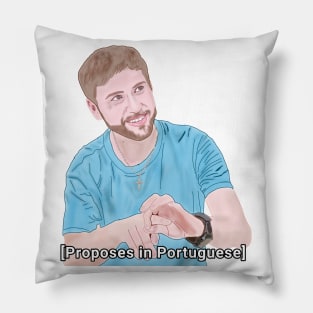 Paul - Proposes in Portuguese Pillow