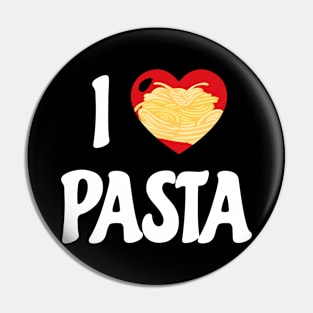 Pasta Love Heart Spaghetti Alfredo Food Pin