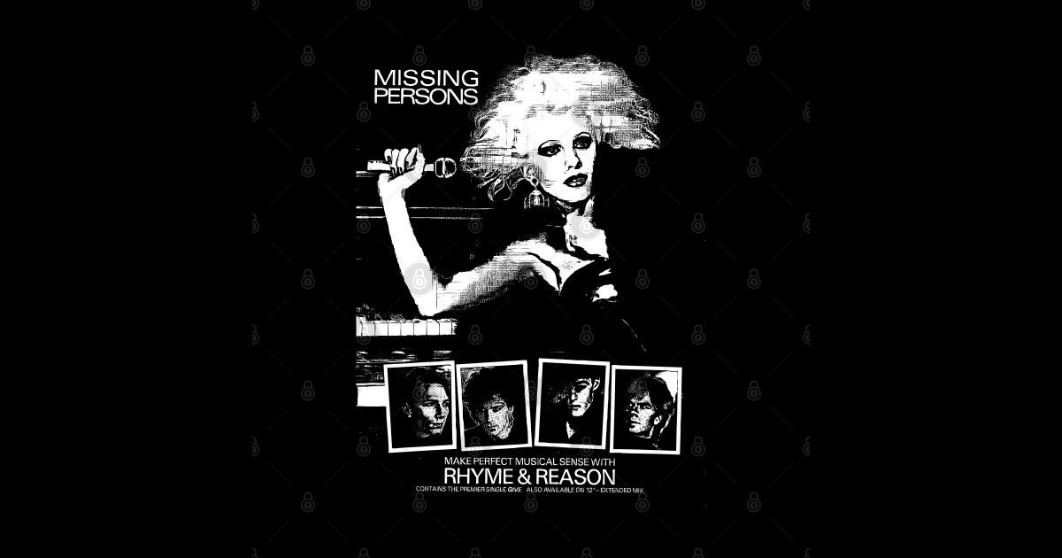 Missing Persons Rhyme Reason Missing Persons Sticker Teepublic