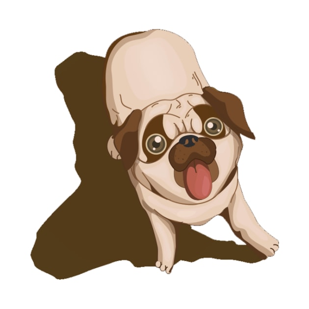 Cute Pug by nickemporium1