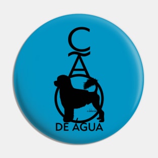 Portuguese Water Dog Standing Cao de Agua Pin