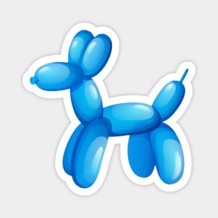 Balloon Dog Sky Blue Magnet