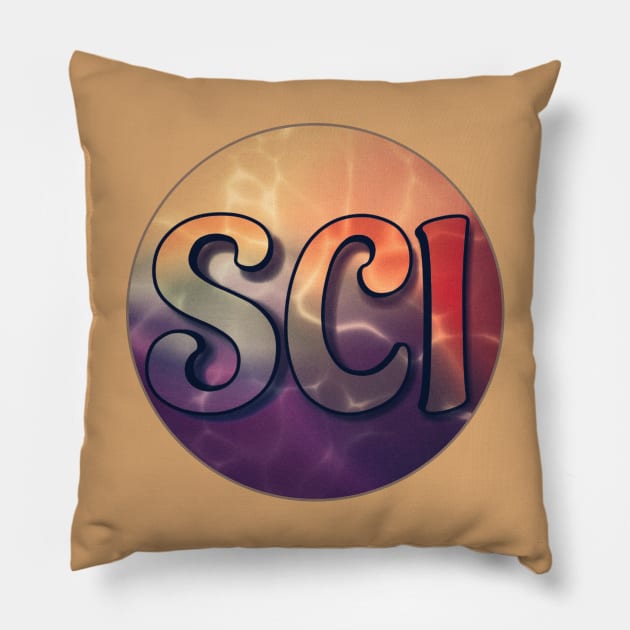 SCI - Ripple Pillow by Trigger413