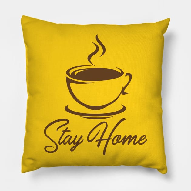 Stay Home Pillow by mursyidinejad