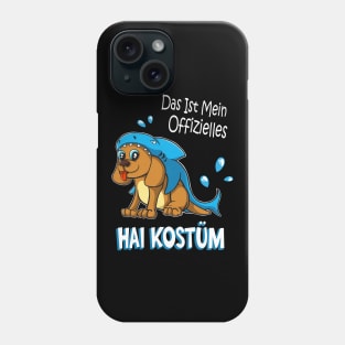 Niedlicher Hund Im Haifisch Kostüm Lustiges Kinder Phone Case