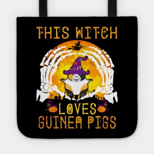 This Witch Loves Guinea Pigs Halloween (97) Tote