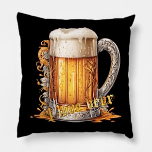 Mug Beers - I love beer Pillow
