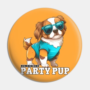 Number 1 Party Pup Pin