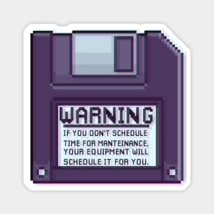 WARNING(MENTAL HEALTH AWARENESS) Magnet