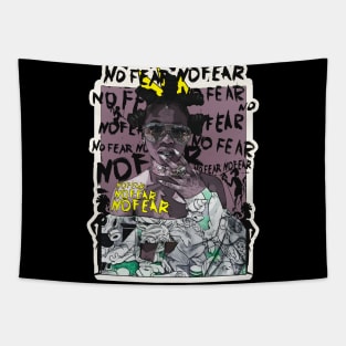 Bantu No Fear Strong Black Woman Tapestry