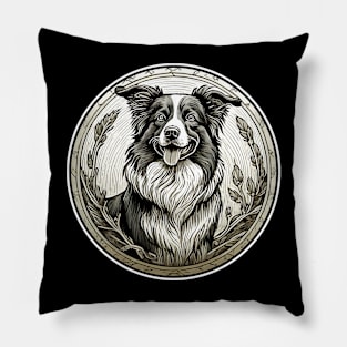 Border Collie dog Pillow