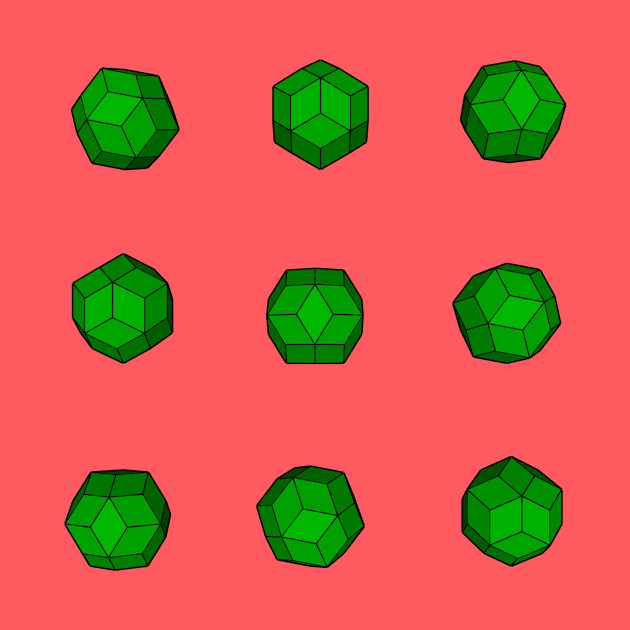 gmtrx seni lawal rhombic triacontahedron matrix by Seni Lawal