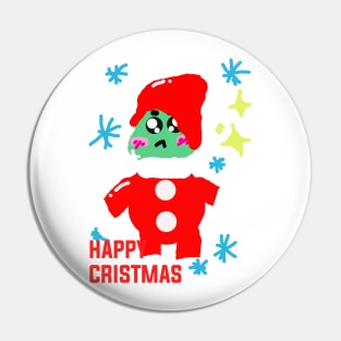 happy cristmas art Pin