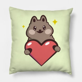 cute quokka Pillow