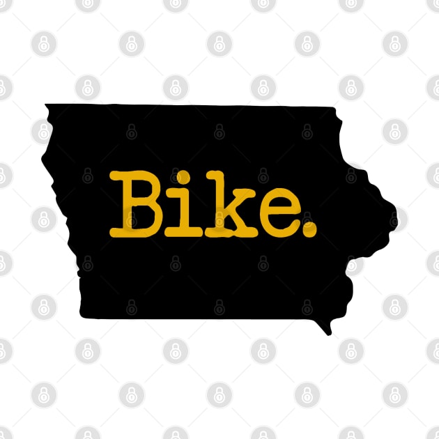 Iowa Bike IA Iowa Hawkeye Colors by mindofstate