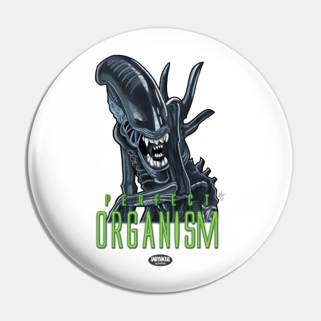 Xenomorph Pin by AndysocialIndustries