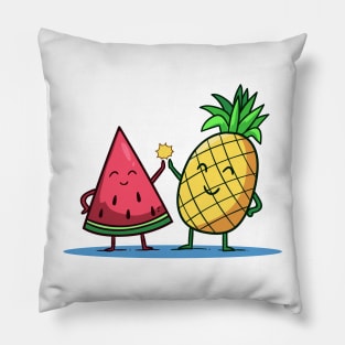 Watermelon and Pineapple Pillow