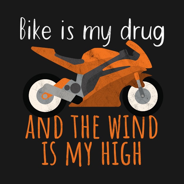 Motorcycle drug wind high by maxcode