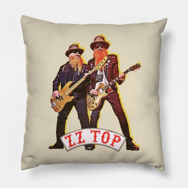 zz top Pillow by Tide pool