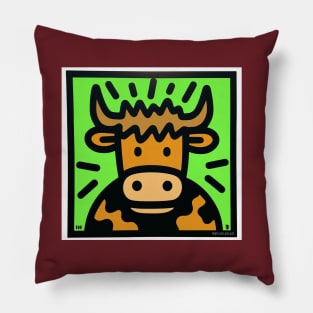 Scottish Cow Pillow