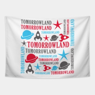 Tomorrowland Block Tapestry